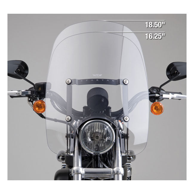 NC Spartan® Quick Release Windshield Clear, 18.50" high