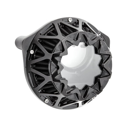 Arlen Ness, CrossFire air cleaner kit. All black