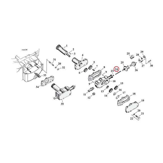 Spring, check valve oil pump