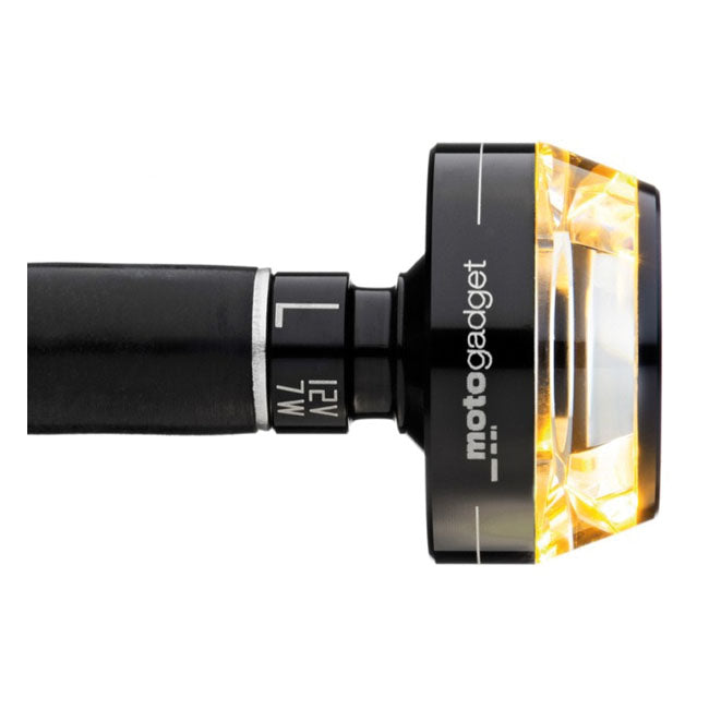 Motogadget, mo.blaze disc LED turn signal. Black, right
