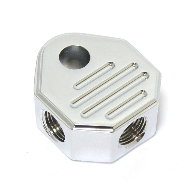 Custom universal brake tee.