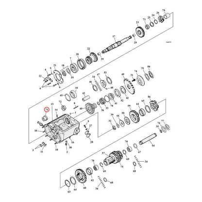 Bushing, countershaft starter side +.005"