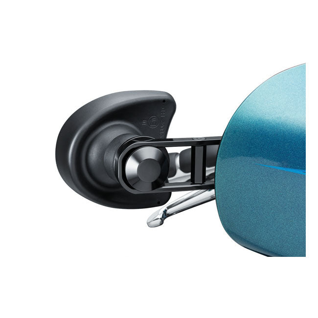 Kuryakyn, Batwing adjustable drop mirror mount. Black