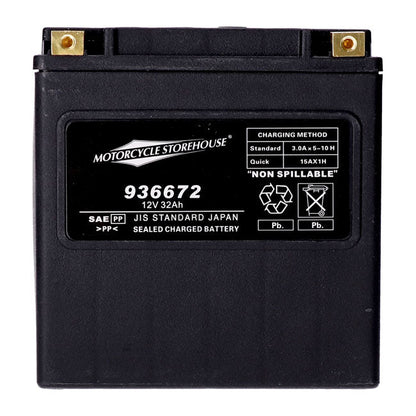 MCS, Standard Series - AGM sealed battery. 12v, 32ah. 450cca