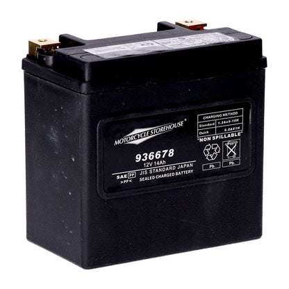 MCS, Standard Series AGM sealed battery 12v, 14ah 240cca