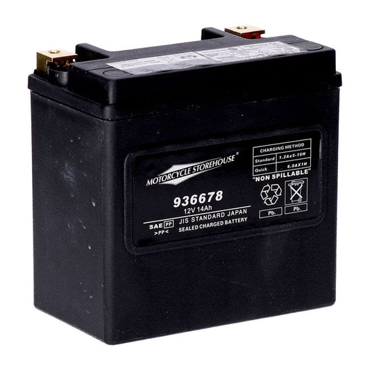 MCS, Standard Series AGM sealed battery 12v, 14ah 240cca