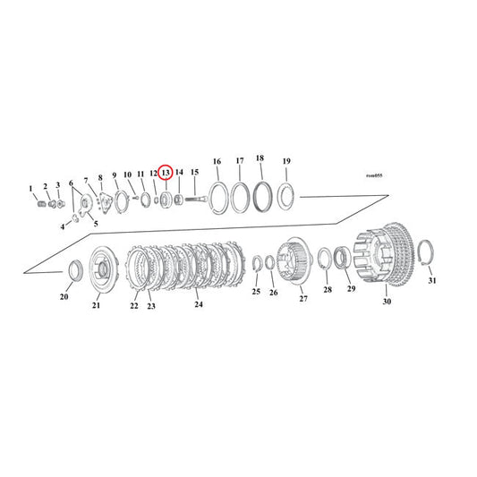 Bearing guide, clutch