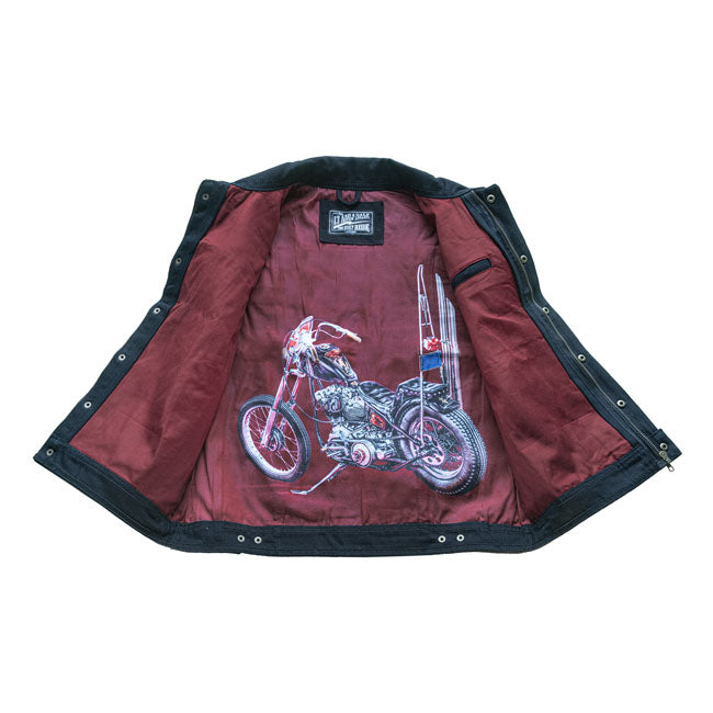 13 1/2 Rain Splitter denim vest