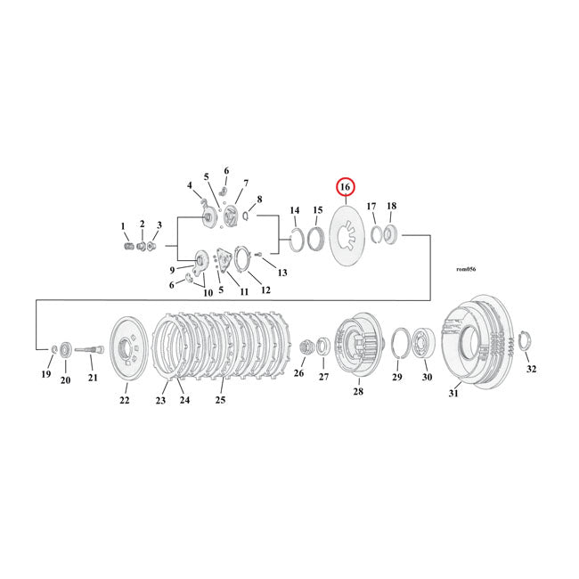 Barnett, diaphragm clutch spring Heavy Duty