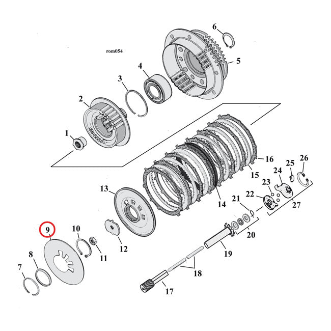 Barnett, diaphragm clutch spring Heavy Duty