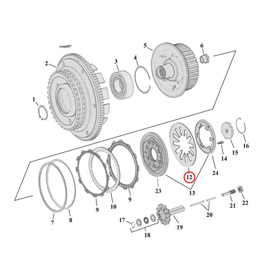 Barnett, diaphragm clutch spring. Standard Duty