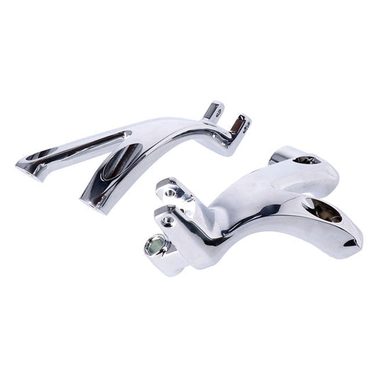 M8 Softail floorboard to foot peg conversion bracket set