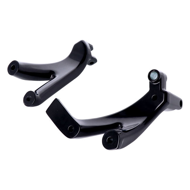 M8 Softail floorboard to foot peg conversion bracket set