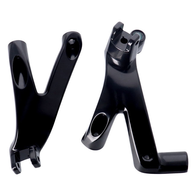 M8 Softail floorboard to foot peg conversion bracket set