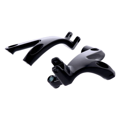 M8 Softail floorboard to foot peg conversion bracket set