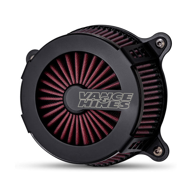 Vance & Hines, VO2 Cage fighter air cleaner kit. matte black