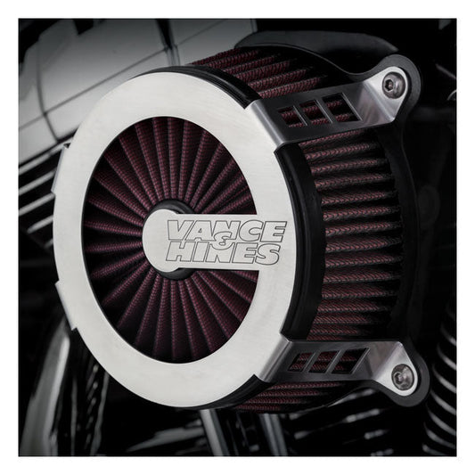 Vance & Hines, VO2 Cage fighter air cleaner kit. brushed sta