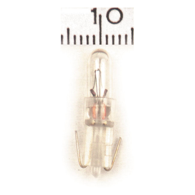 Light bulb mini speedo/tacho 12v/1.2w. Clear glass