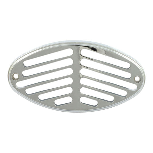 Cateye taillight grill. Air glide, chrome