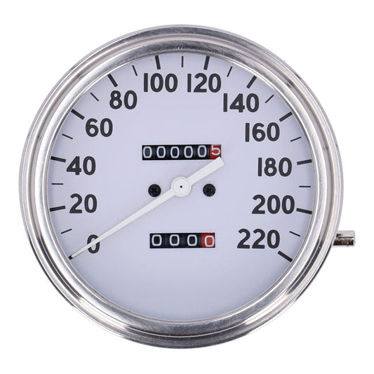 FL speedometer, ''36-40 face'', white. 1:1 kmh