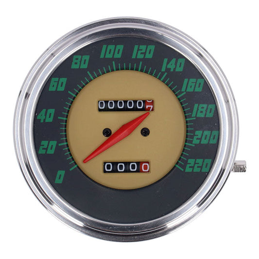 FL speedometer, ''48-61 face'', green. 1:1 kmh