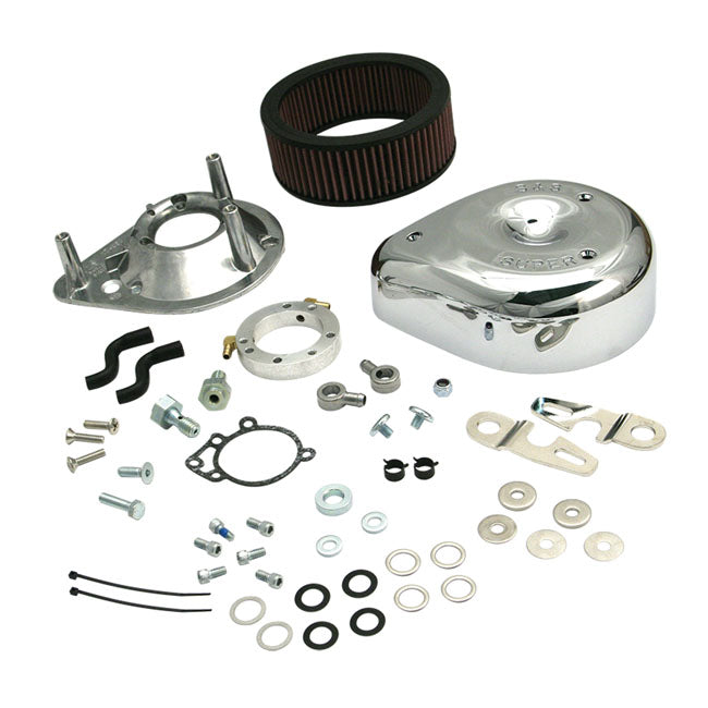 S&S, teardrop air cleaner assembly