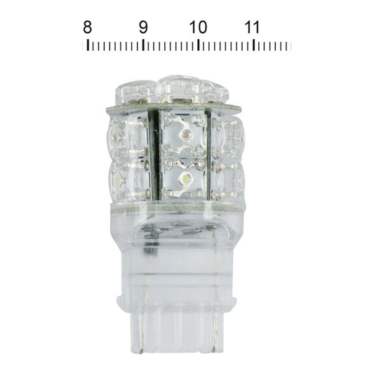 Superflux #194 LED miniature bulb. White light, glass base