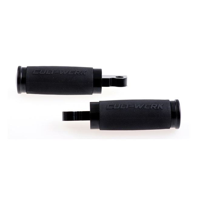 Cult-Werk, ''Racing'' rider foot & shift peg set. Gloss black