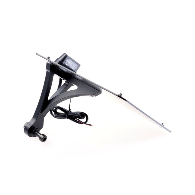 Cult-Werk, side mount license plate bracket, black Germany