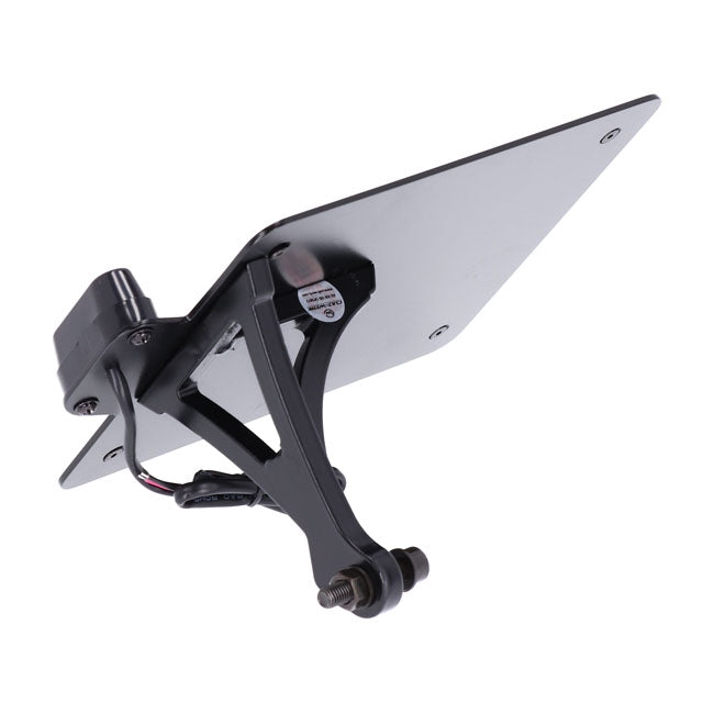 Cult-Werk, side mount license plate bracket Black Austria