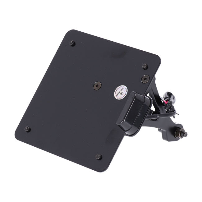 Cult-Werk, side mount license plate bracket, black Italy