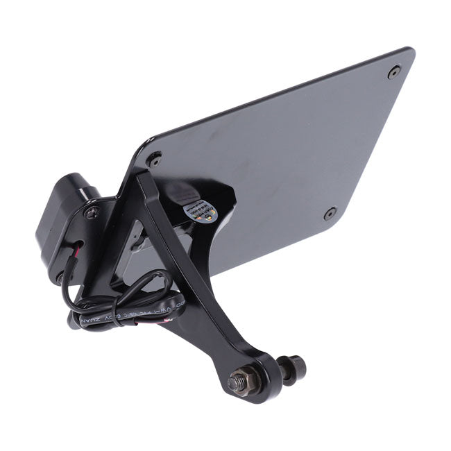 Cult-Werk, side mount license plate bracket, black France