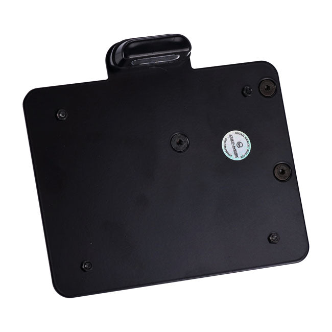Cult-Werk, side mount license plate bracket 3-1 LED, black.