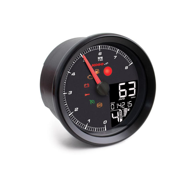 KOSO, HD-01-04 95mm speedometer tachometer