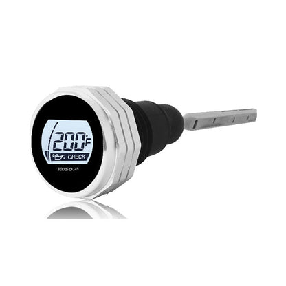 KOSO, oil tank dipstick with display Silver body