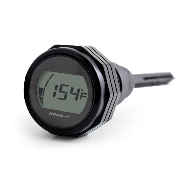 KOSO, oil tank dipstick with display Black body