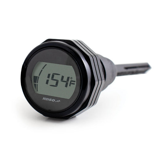 KOSO, oil tank dipstick with display Black body