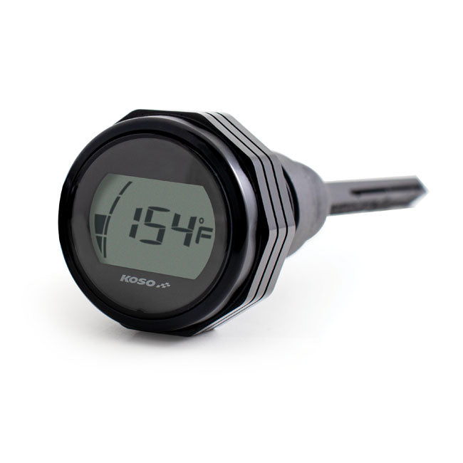 KOSO, oil tank dipstick with display Black body