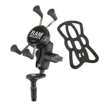 RAM Mounts, X-Grip Phone mount w/fork stem base. Small phone