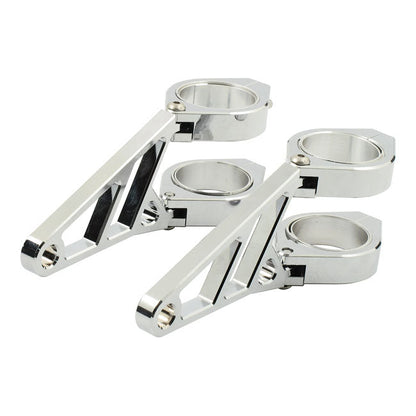 Fingers, adj. headlamp bracket assembly 42-43mm. Chrome