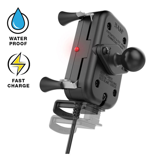 RAM Mounts, Tough-Charge™ X-Grip® wireless charging holder