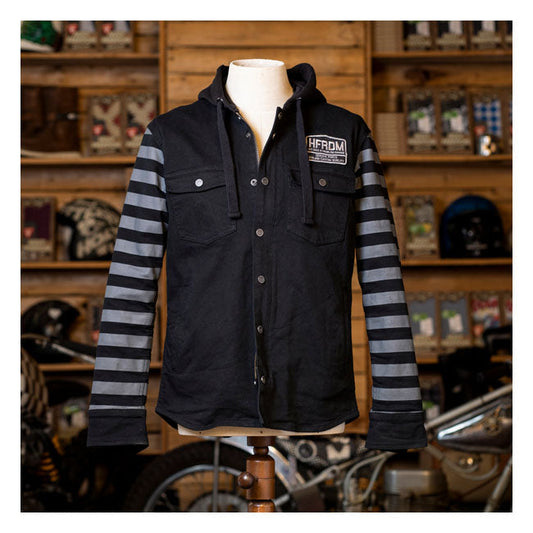 Holy Freedom Folsom hooded shirt black