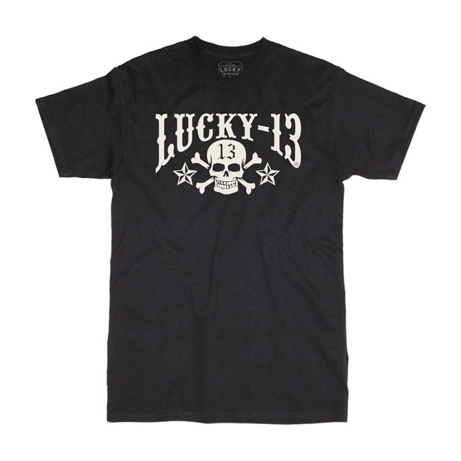 Lucky 13 Skull Stars t-shirt