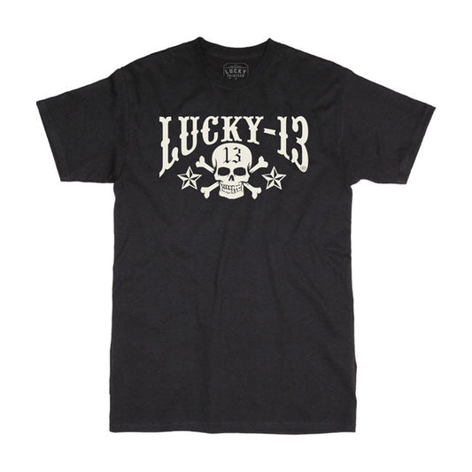 Lucky 13 Skull Stars t-shirt