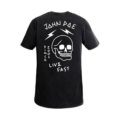 John Doe Live fast Skull T-shirt