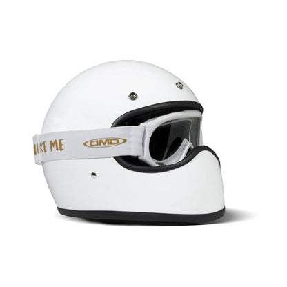 DMD Ghost white clear goggles