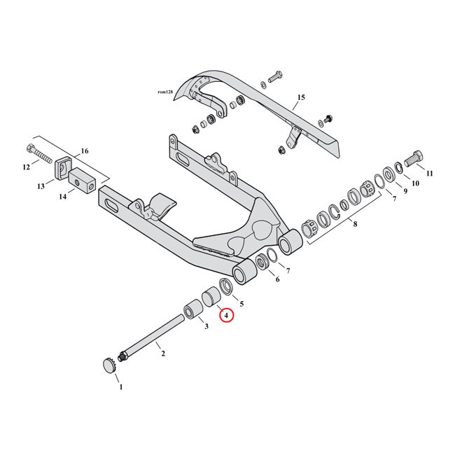 Bushing, swingarm