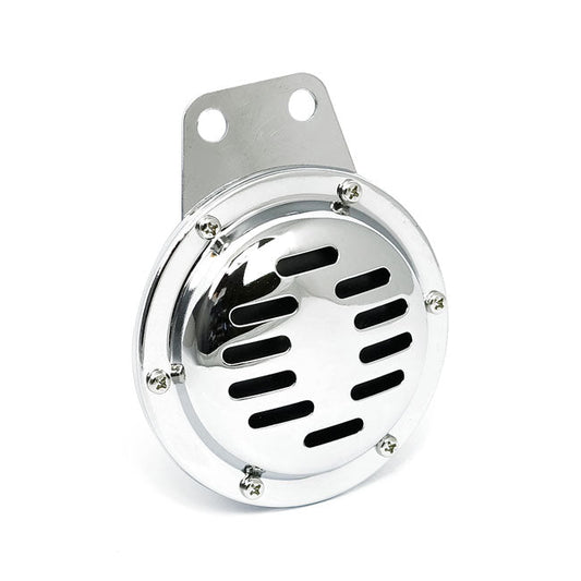 4" custom horn. 6-volt. horizontal slotted. Chrome