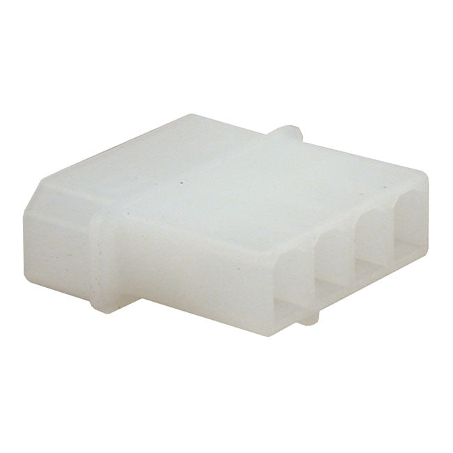 NAMZ, AMP/TE connector. White, receptacle, 4-pins