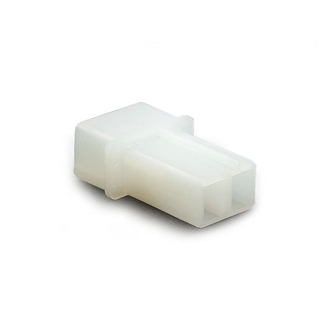 NAMZ, AMP/TE connector. White, receptacle, 2-pins